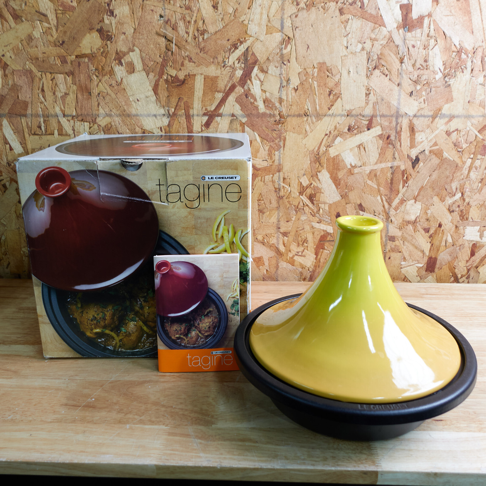 Le Creuset Enameled Cast Iron Pot Moroccan Tagine Cookware 27cm 2.5 qt. France
