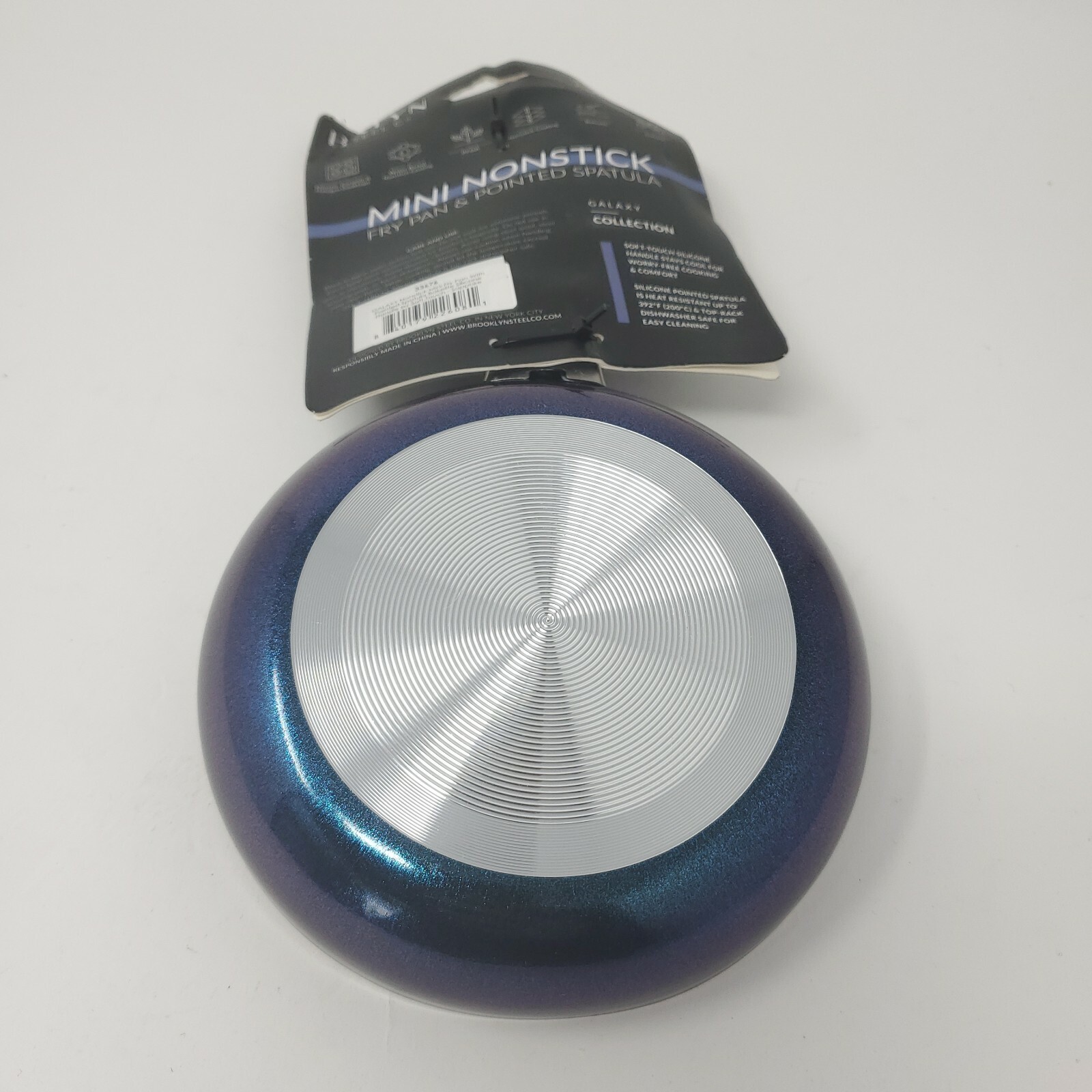 Brooklyn Steel Co. Galaxy Sapphire Nonstick Mini Fry Pan & Spatula 2-Pc. Set