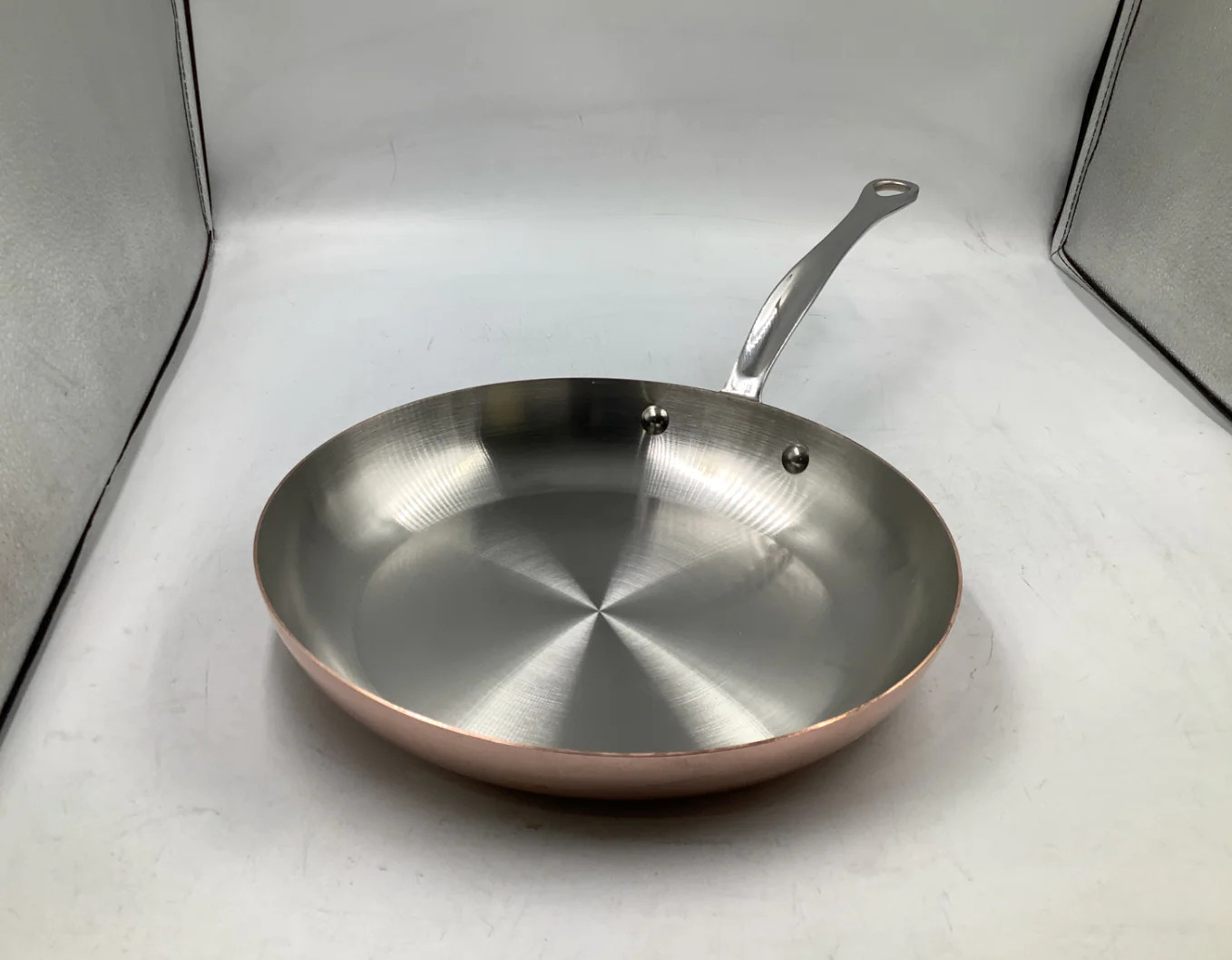 Mauviel M’150 S Copper Frying Pan With Cast Stainless Steel Handle, 10.2 In.