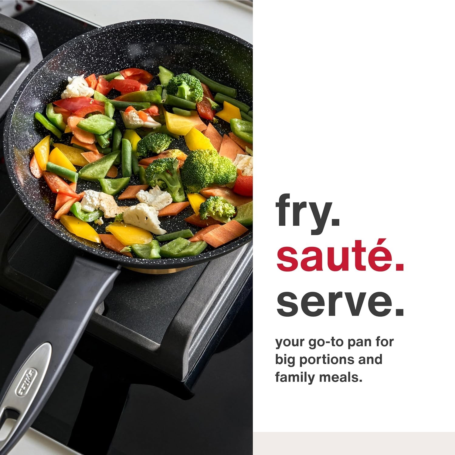 Ultimate Ceramic Cookware – Non-Stick Frying Pan for Healthy Meal Prep –