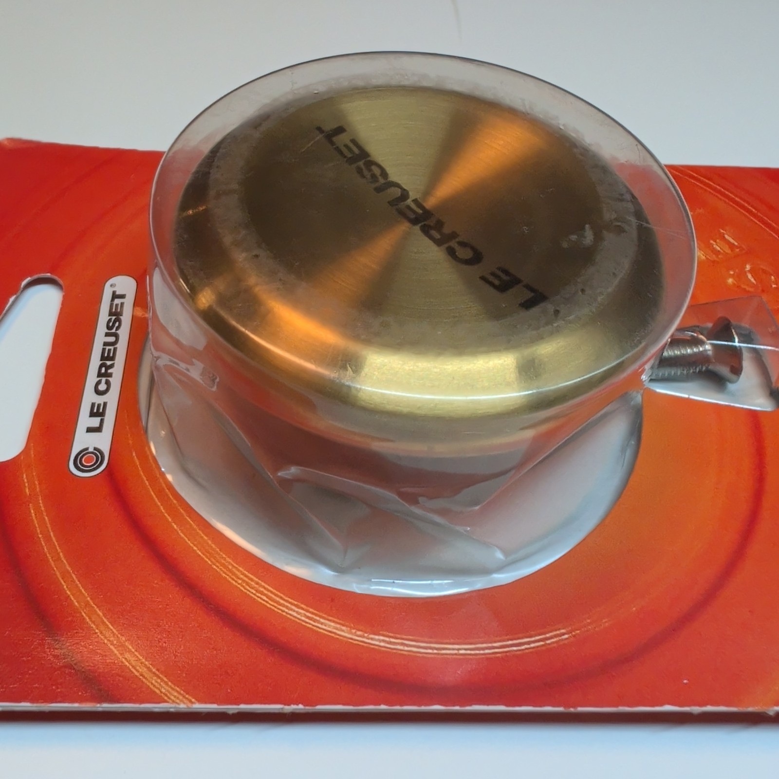 Le Creuset 2.2” 57mm Large GOLD Stainless Steel Replacement Cookware Knob NEW