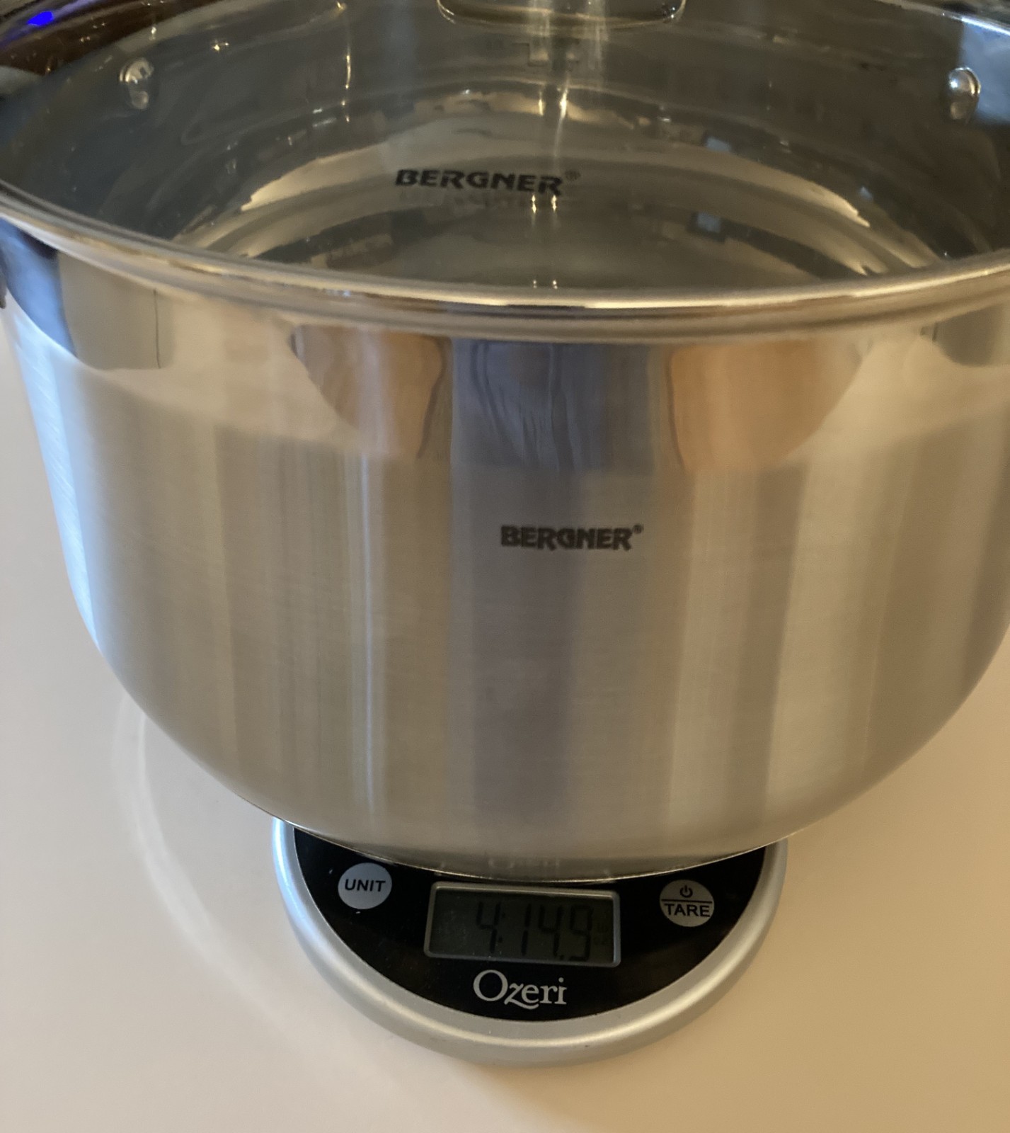 Bergner High Quality Stainless Steel S0174-0925 10 QT 9.5 L Stockpot NWT