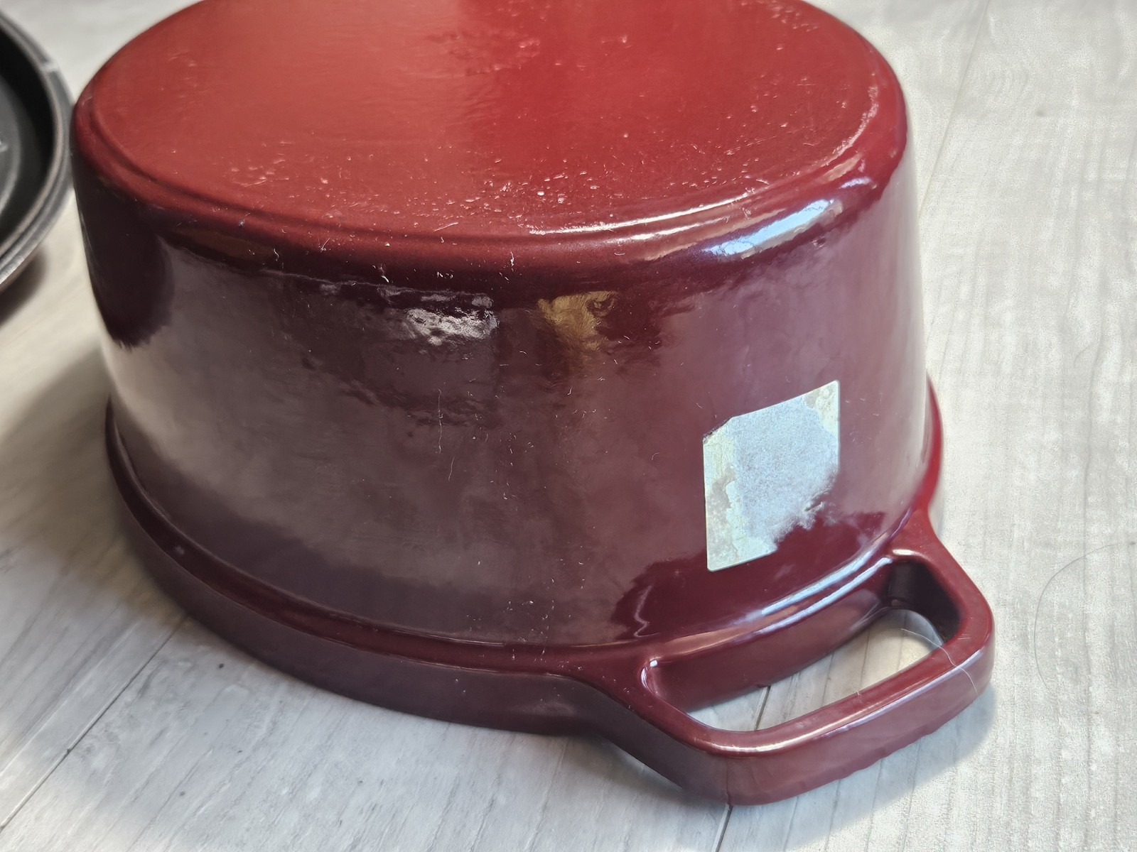 💥STAUB ENAMELED CAST IRON LA COCOTTE DUTCH OVEN 5.75 QT MAROON EXCELLENT