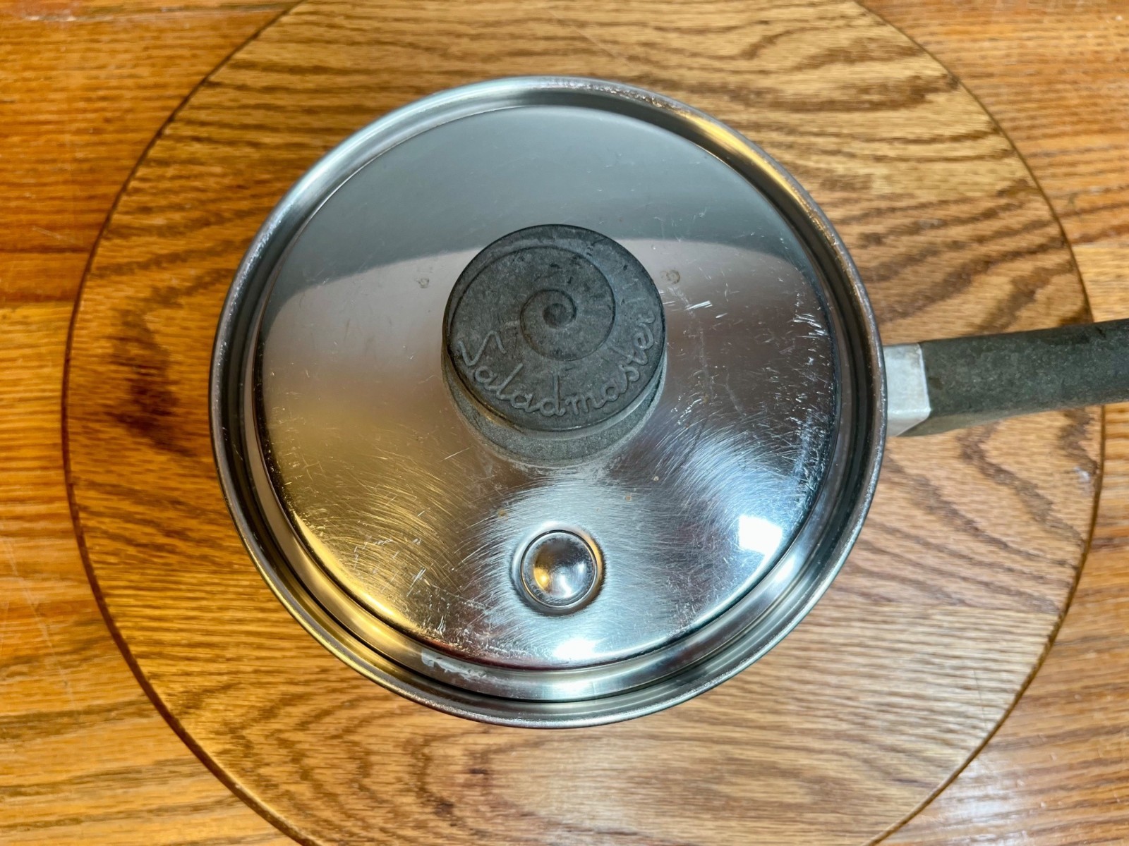 Vintage 1 QT Saladmaster T304S Surgical Stainless Steel Saucepan with Vapo Lid