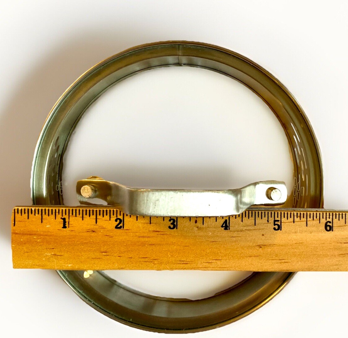 Calphalon Replacement Lid Glass Drain Strain Glass Inner Rim 5.5″ Outer 6.25″