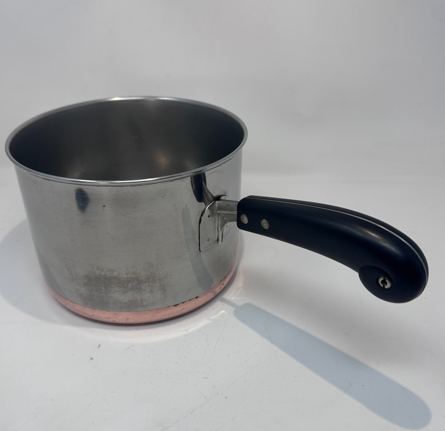 Revere Ware 3 Qt Single Circle Saucepan Bakelite Handle 1936 – 1946 RARE