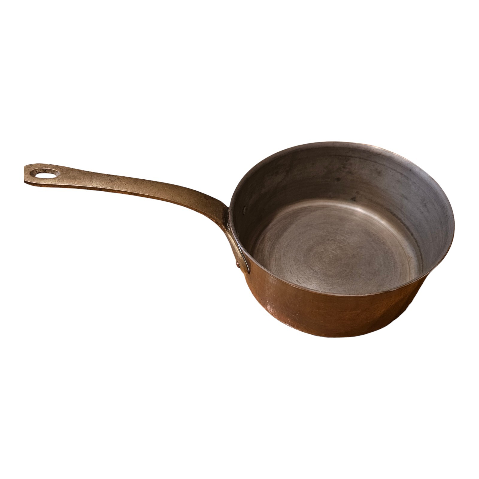 Vintage ODI Copper & Brass handled Pot Made in Korea 🇰🇷 7.5” (No Lid)