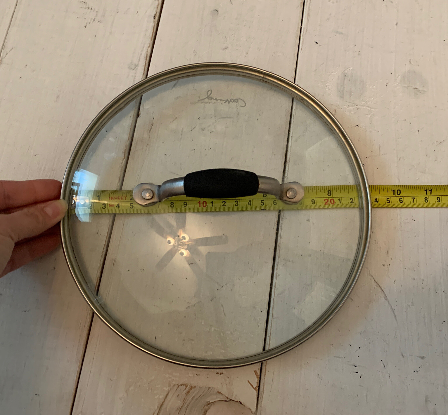 Replacement 9 1/8 OD 8 5/8 Calphalon Glass Lid Cooking with Calphalon Cool Touch