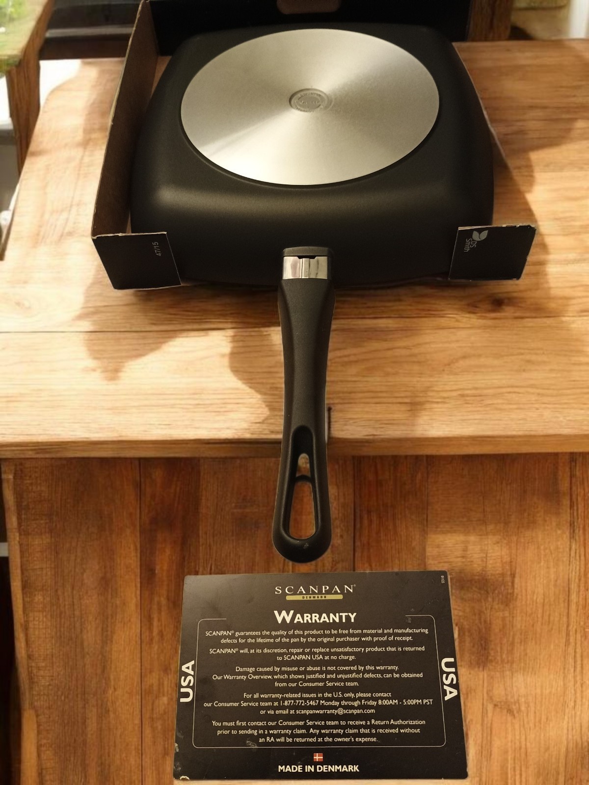 SCANPAN CERAMIC TITANIUM CLASSIC 27 cm GRILL PAN MADE IN DENMARK