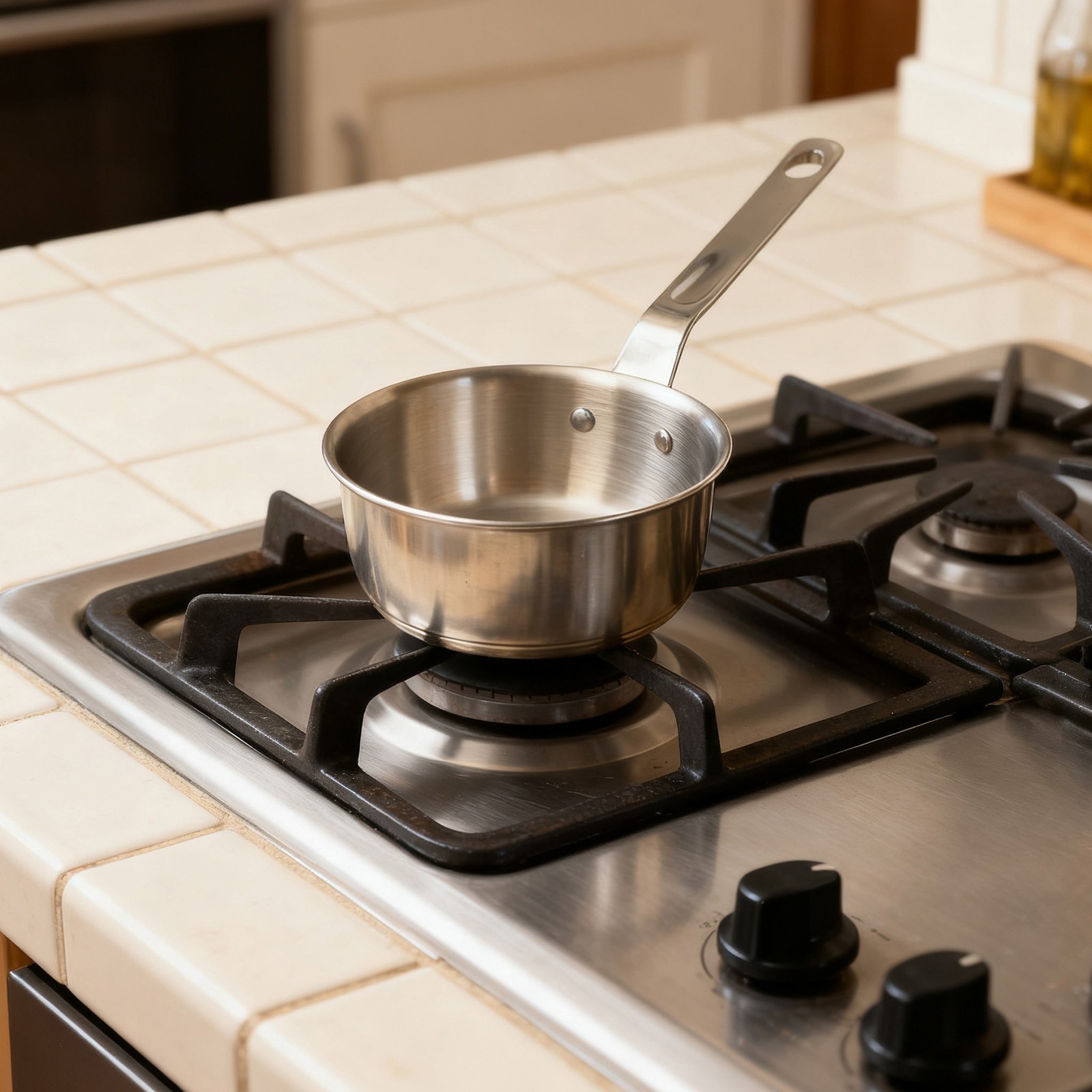 Compact Cooking Pan 316 Stainless Steel for Single Servings and Sauces