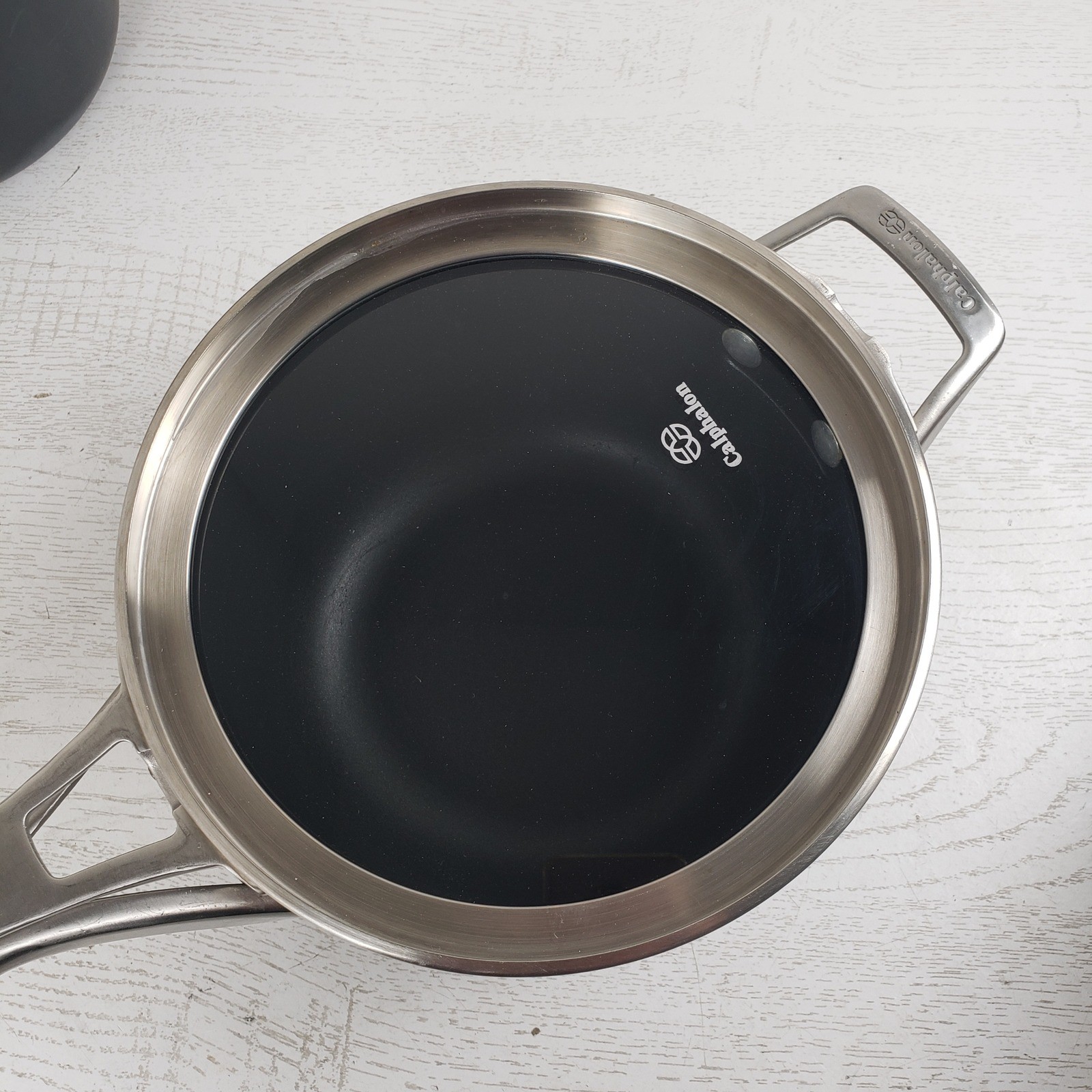5 Piece Set Calphalon Premier Hard Anodized Nonstick 2.5qt, 3.5qt & 4.5qt