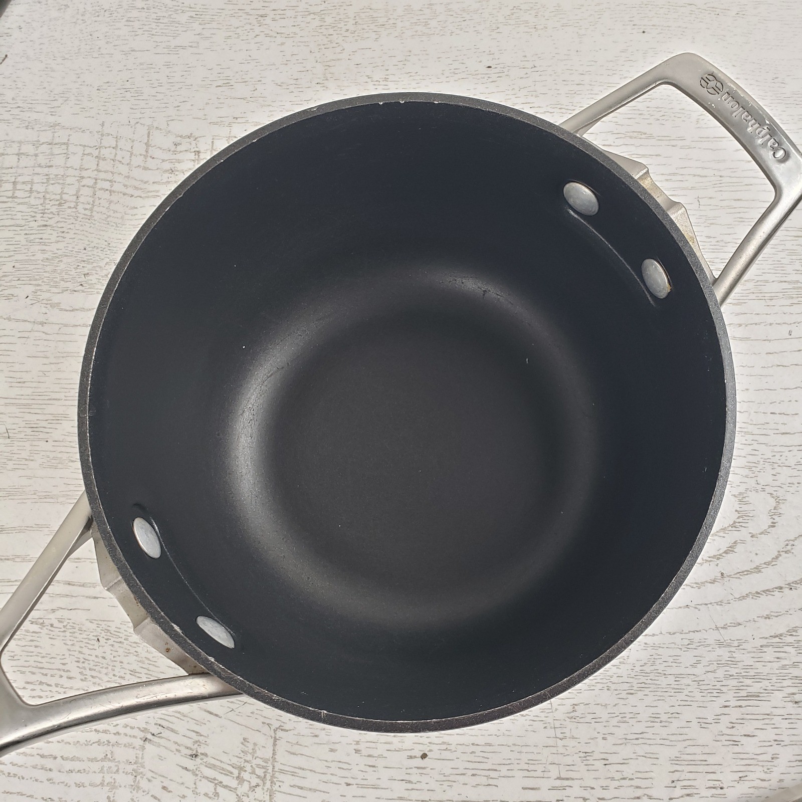 5 Piece Set Calphalon Premier Hard Anodized Nonstick 2.5qt, 3.5qt & 4.5qt