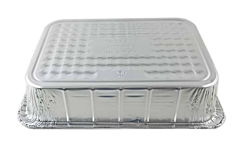 Handi-Foil 14 x 10 x 3 Deep Oblong Lasagna Casserole BBQ Aluminum Pan -REF# 367