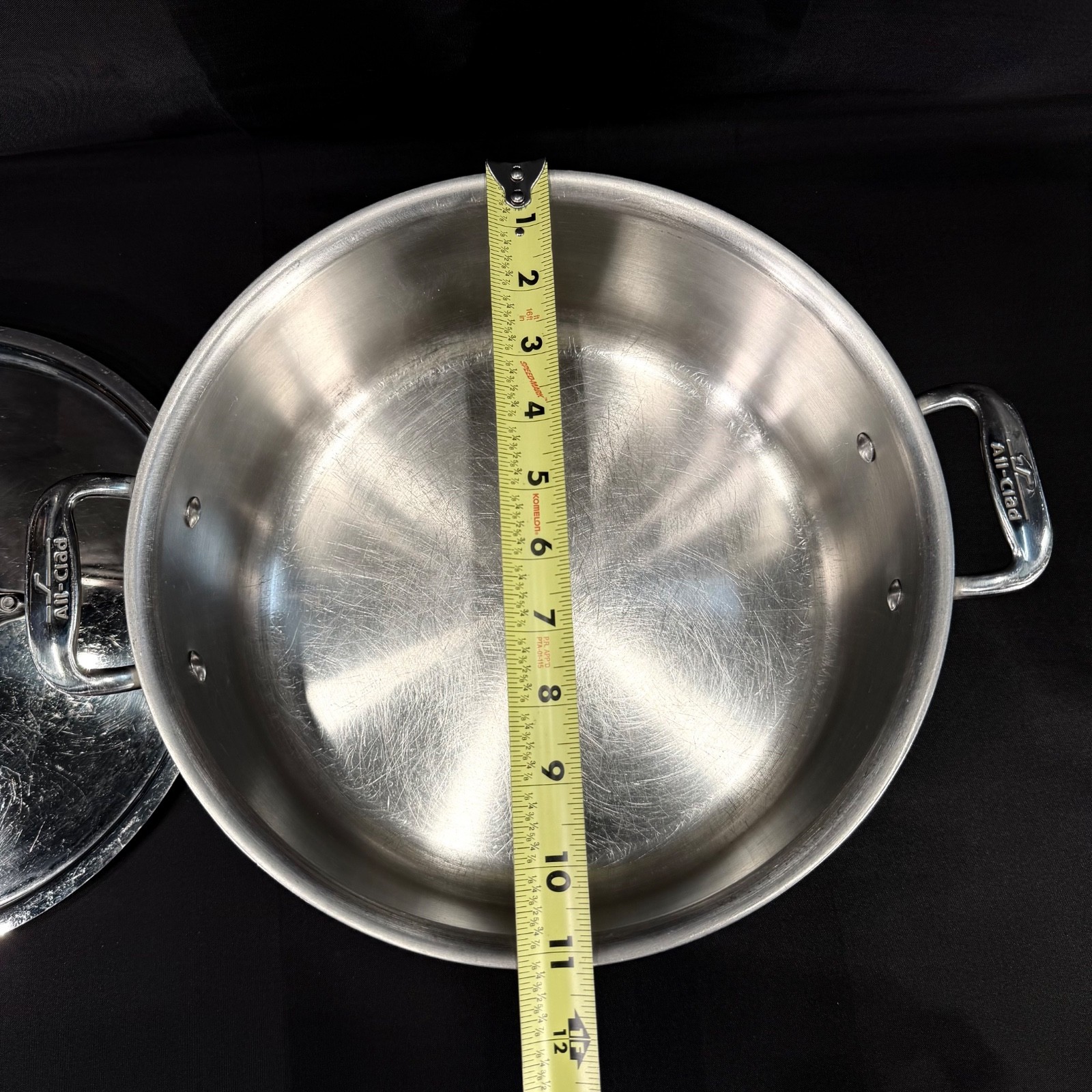 Vintage All Clad Master Chef2 Stockpot 6 Qt. Stainless Steel w/Lid – Made in USA