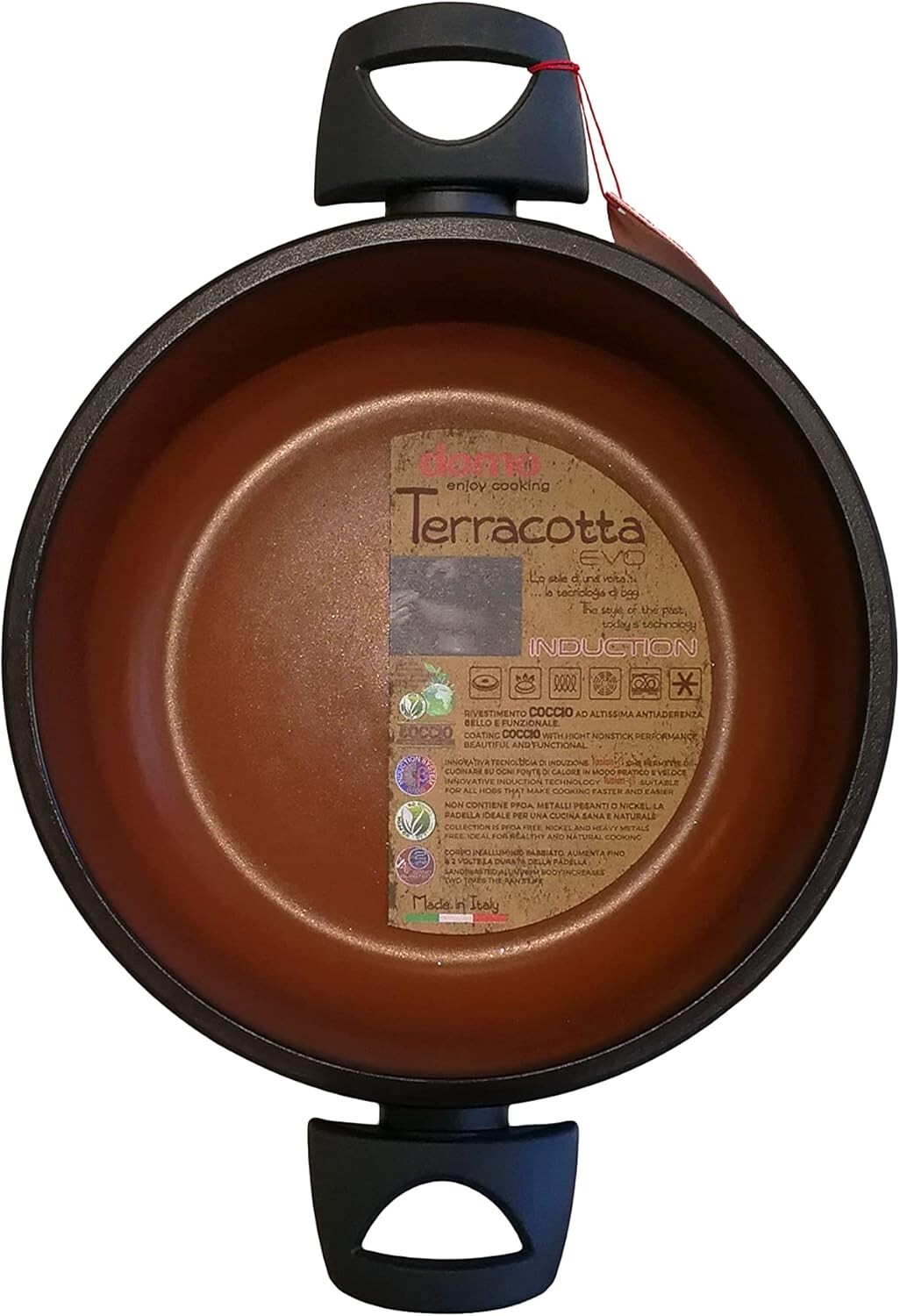DM 24 EVO TERRACOTTA NON-STICK INDUCTION DOME SAUCEPAN OFFER 6 2025