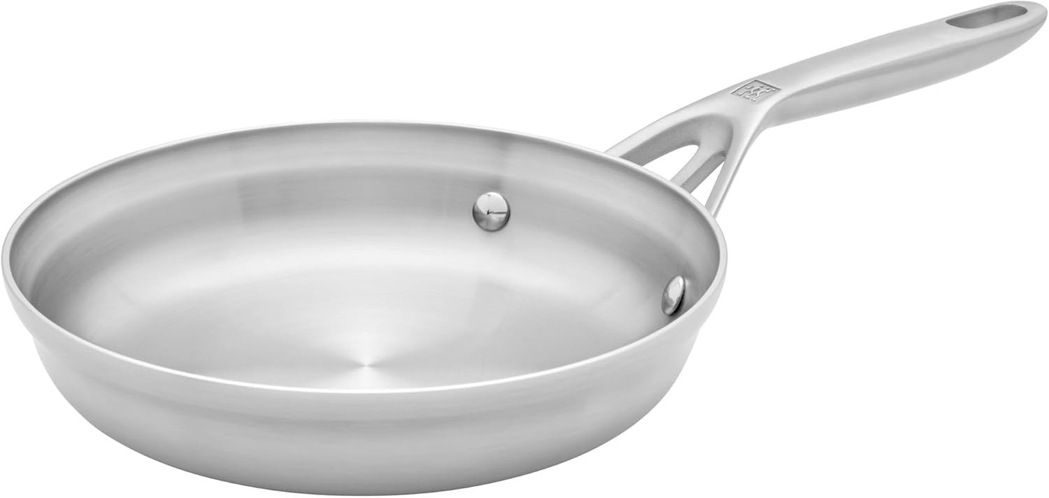 8in Stainless Steel Fry Pan Skillet Induction Compatible