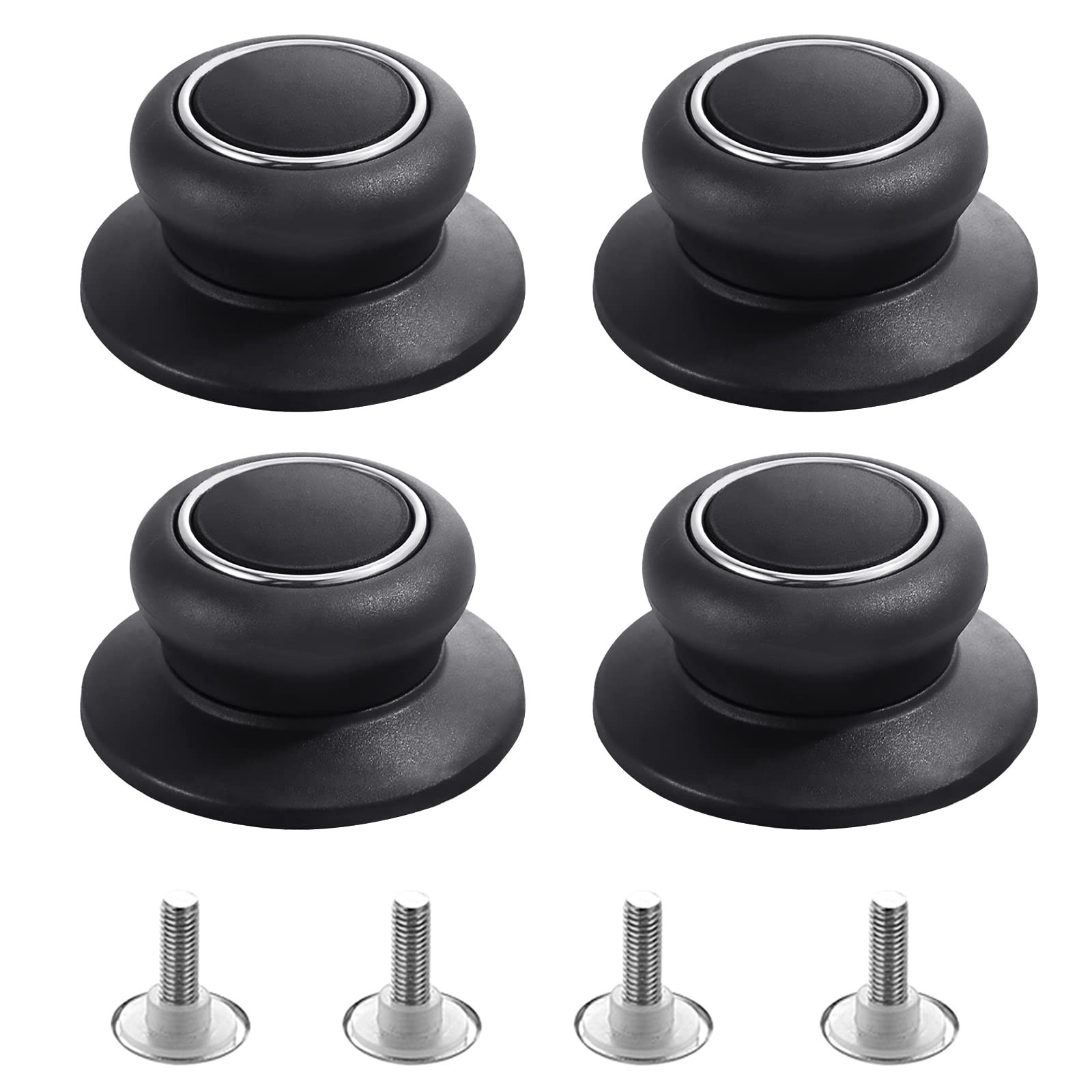 4Pcs Universal Pot Lid Top Knob,Heat Resistant and Prevent static electricity…
