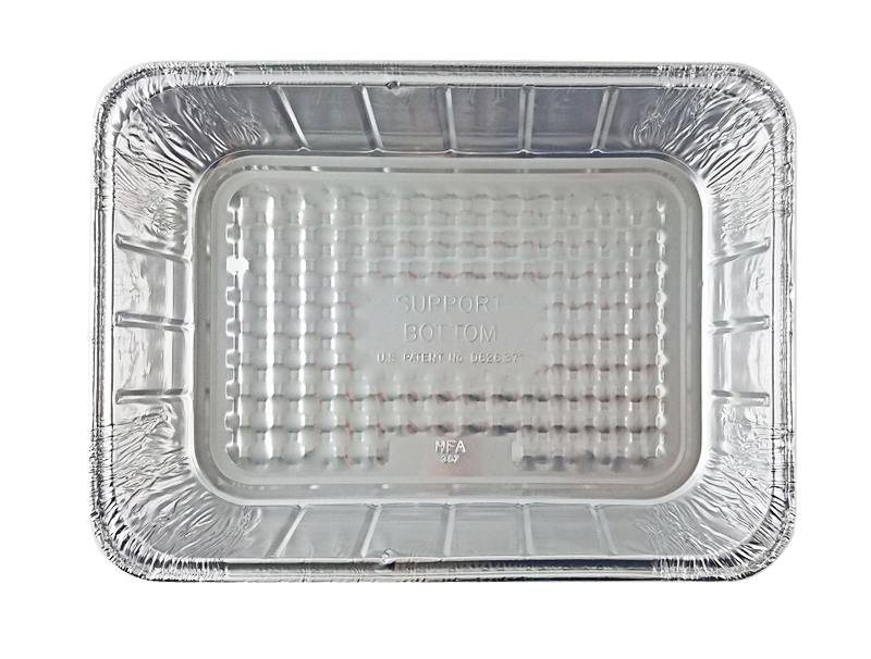 Handi-Foil 14 x 10 x 3 Deep Oblong Lasagna Casserole BBQ Aluminum Pan -REF# 367