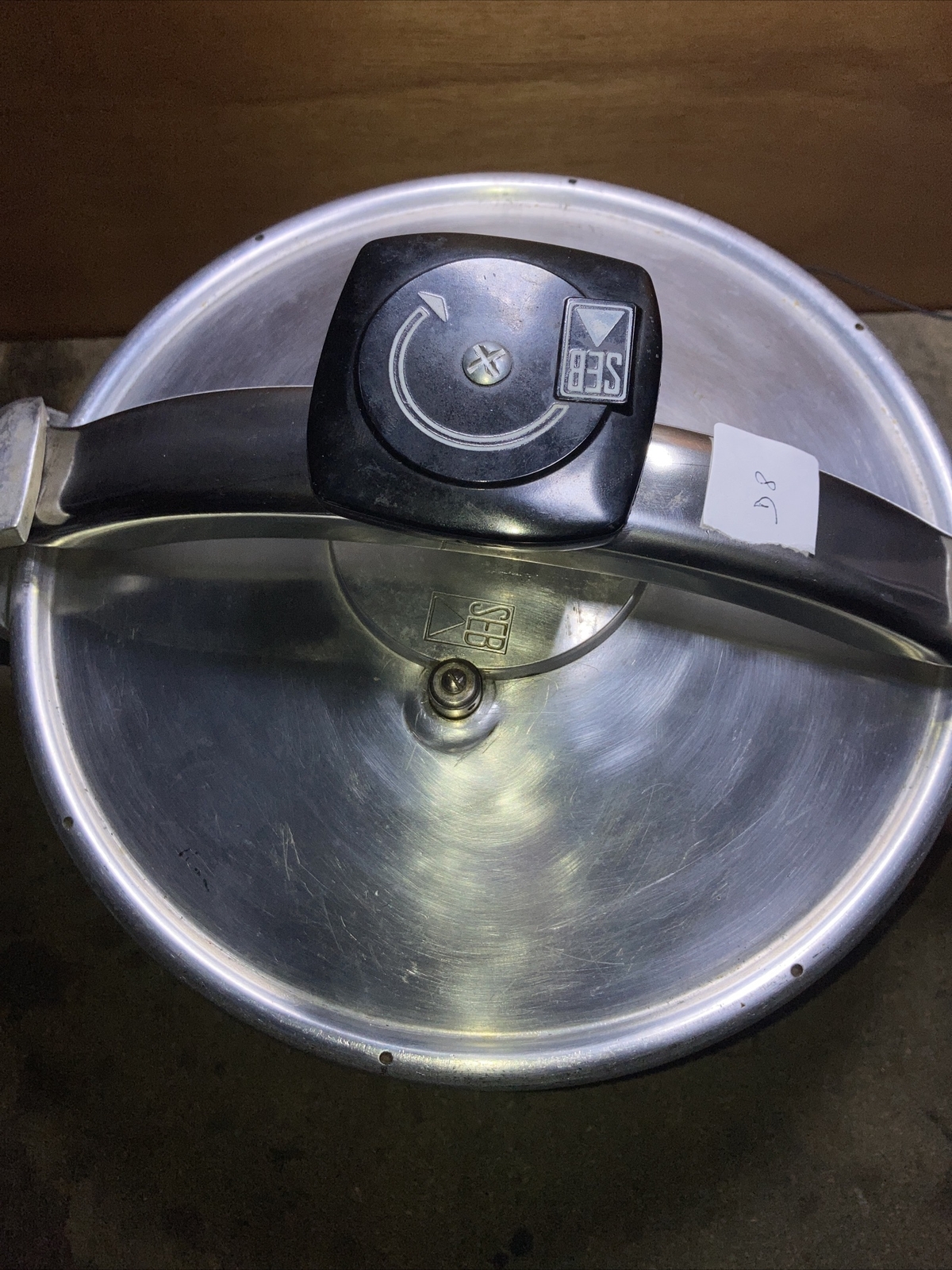 (D8) Antique Casserole Minute SEB 8 Liters Aluminum Vintage