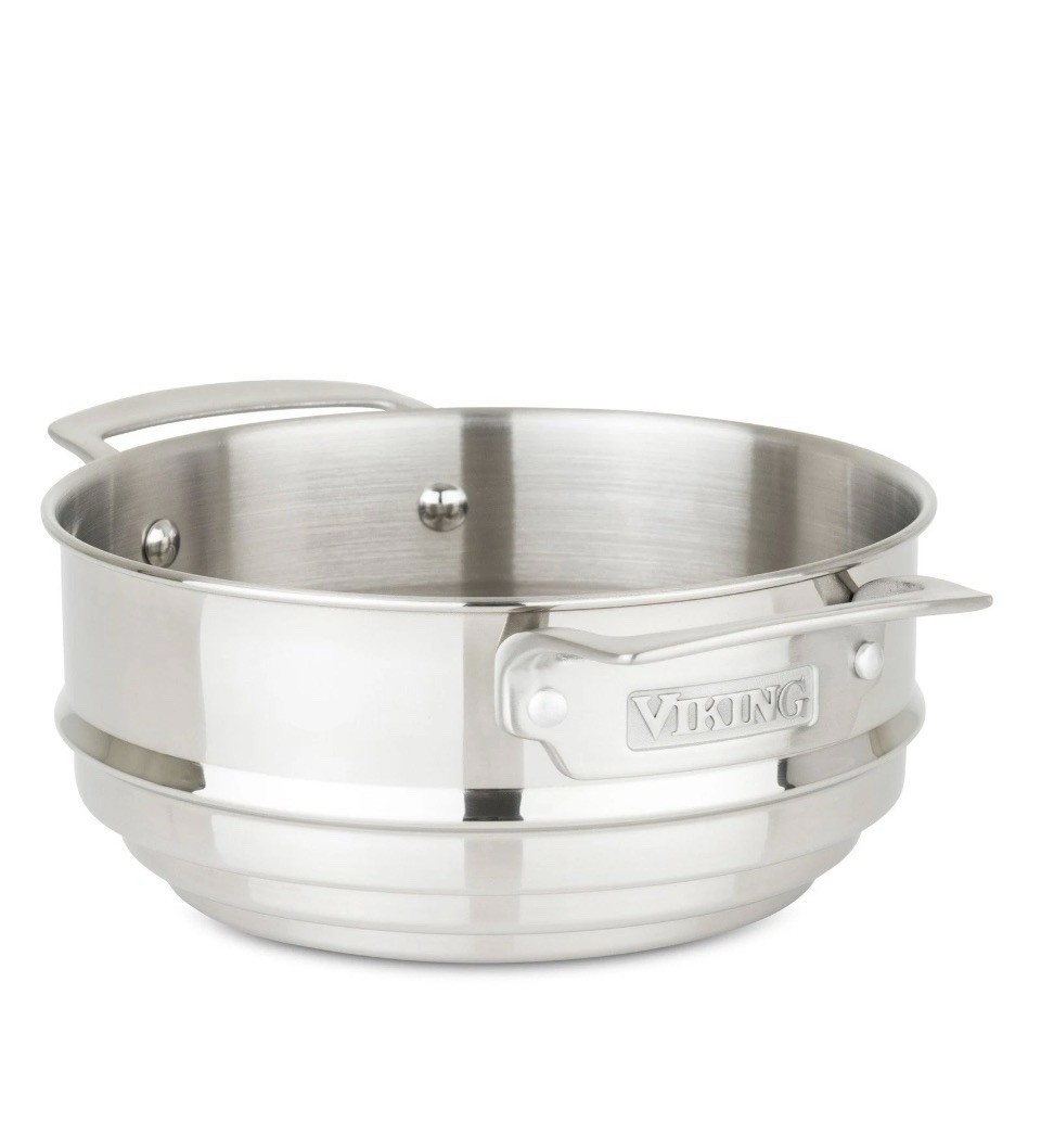 Viking Universal Steamer Insert Colander 18/8 Stainless Steel Cookware Pot Pan