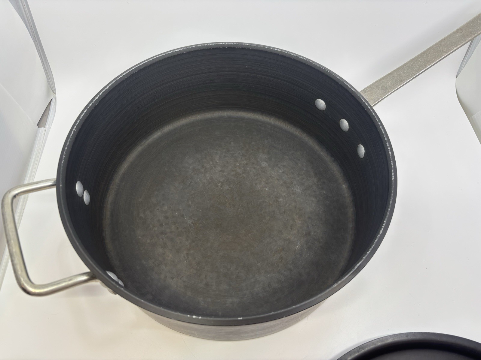 Calphalon Anodized NSF Commercial 8.5 qt. Sauce Pan w/ Lid #8788.5 USA RARE
