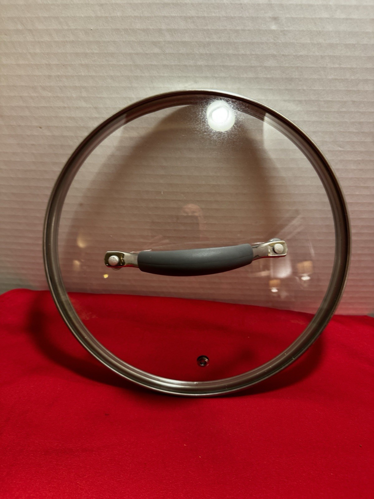 9.5” Tempered Glass Replacement Pot Lid w/ Steam Vent & Cool Handle Excellent Co