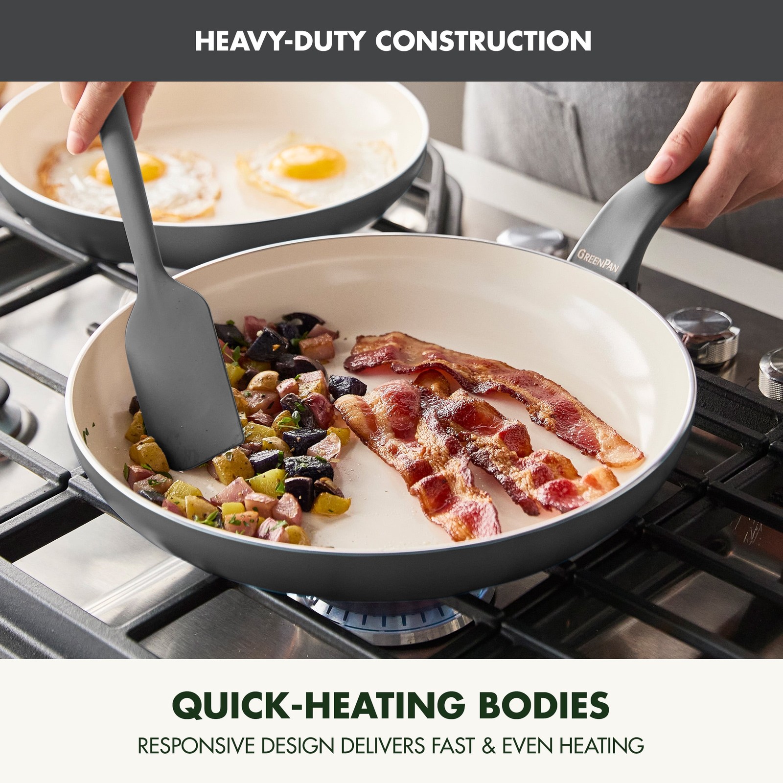GreenPan Essence 10″ Ceramic Nonstick Frypan – Oven Safe, Dishwasher Safe