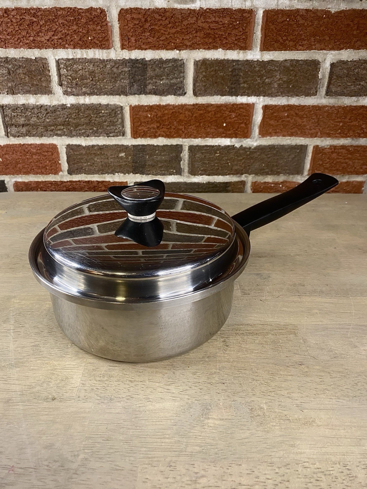 Maxam 18/8 3-Ply Stainless 1.5 Quart Saucepan With Lid USA