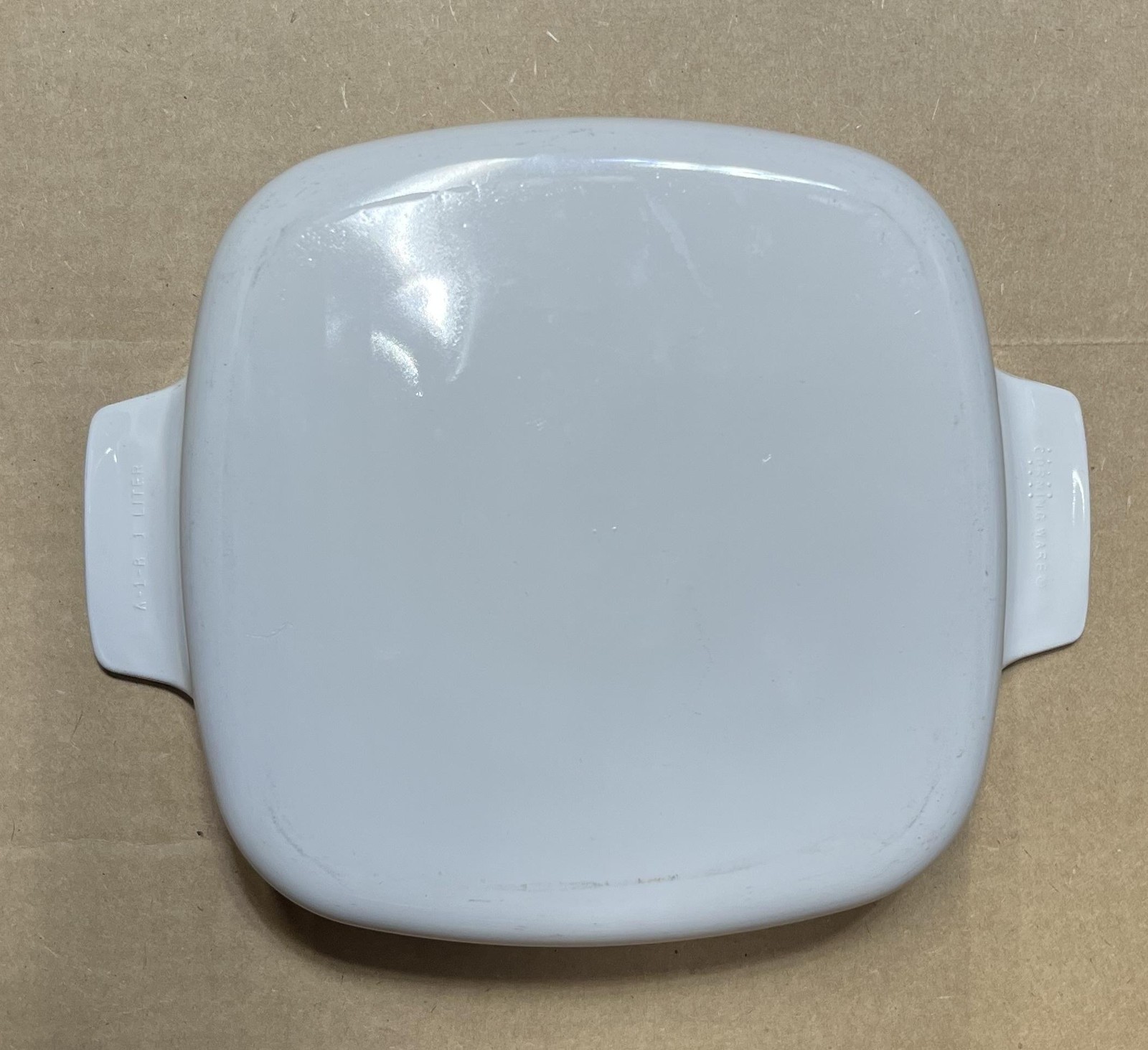 Corning Ware A-1-B Casserole Dish 1 Liter Abundance Fruit Pattern Square Baking