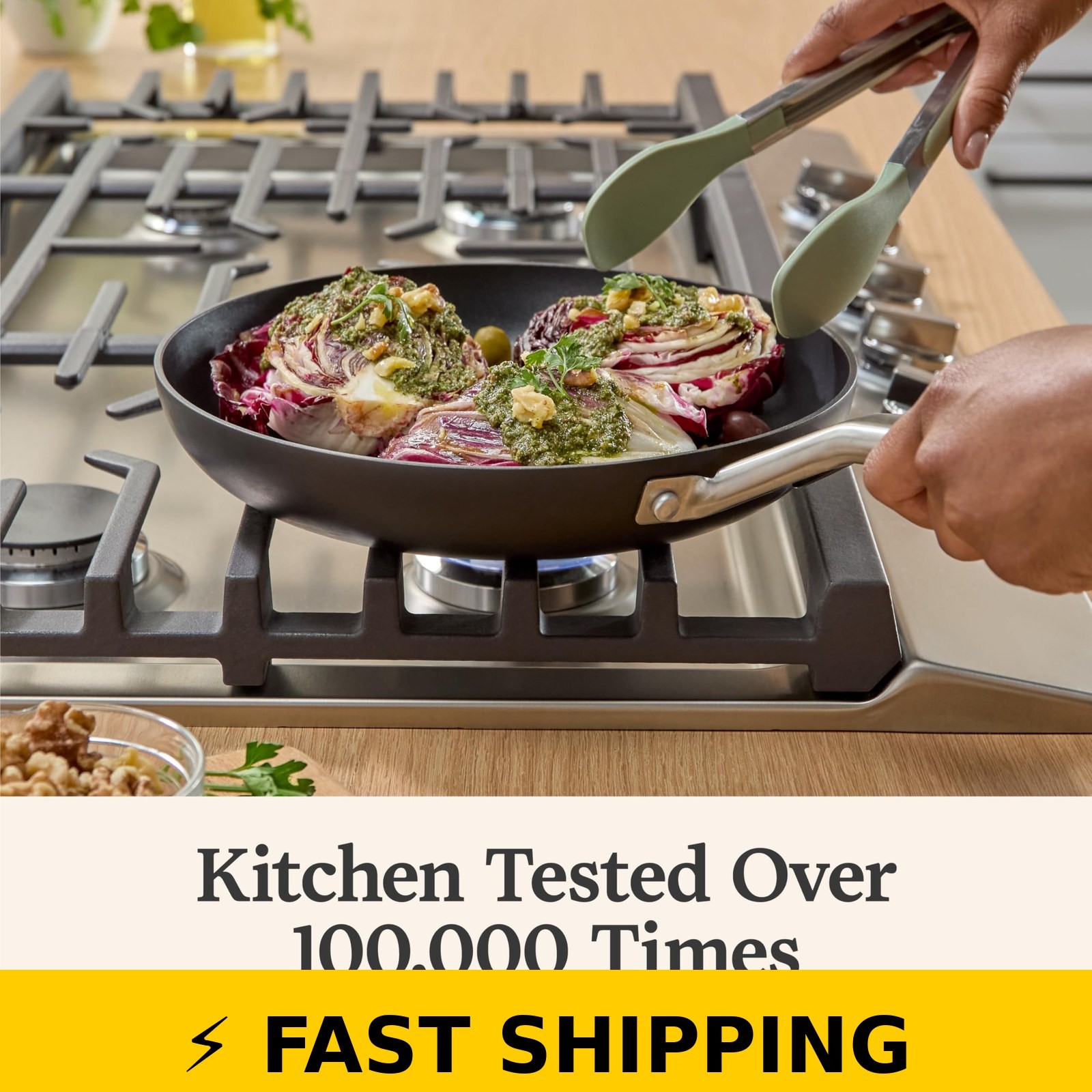 Calphalon Hard-Anodized Nonstick Frying Pan Set – 8″ & 10″