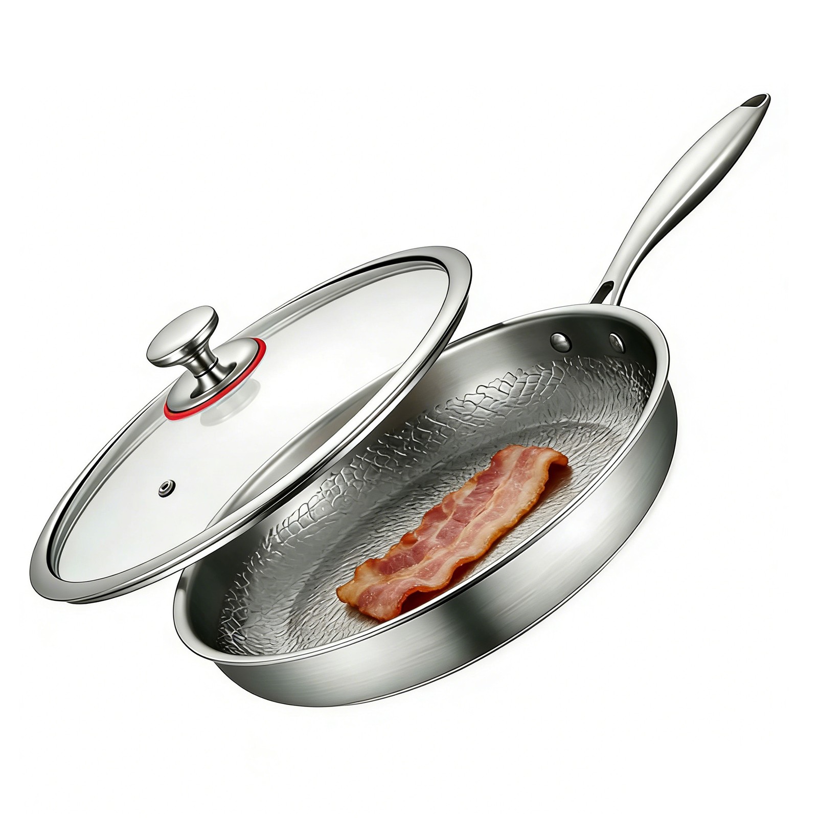 11.81 In Searing Pan，titanium Frying Pan，everyday Pan, Versatile Pan With Lid