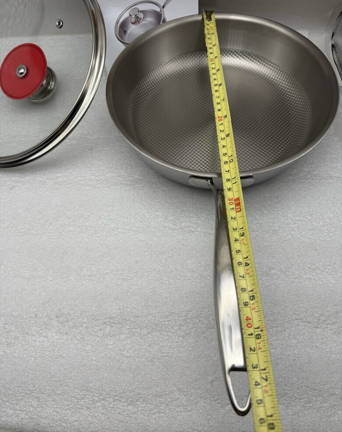 Ptacivow 10″ Titanium Pans for Cooking,99.6% Titanium Frying Pan Healthy *READ..