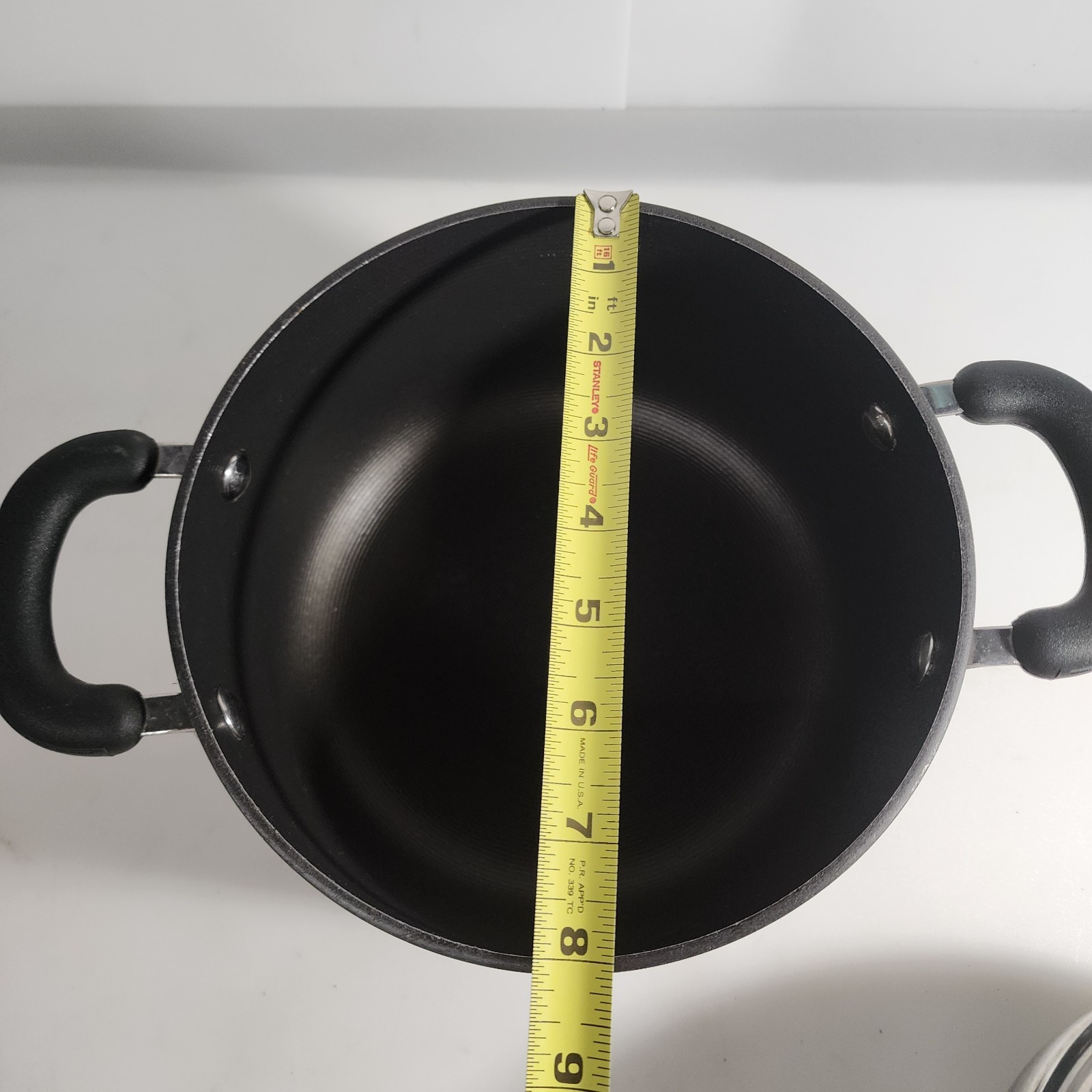 Circulon Meyer Stock Pot Pan 3.5 QT. Hard Anodized Non-Stick with Dome Lid