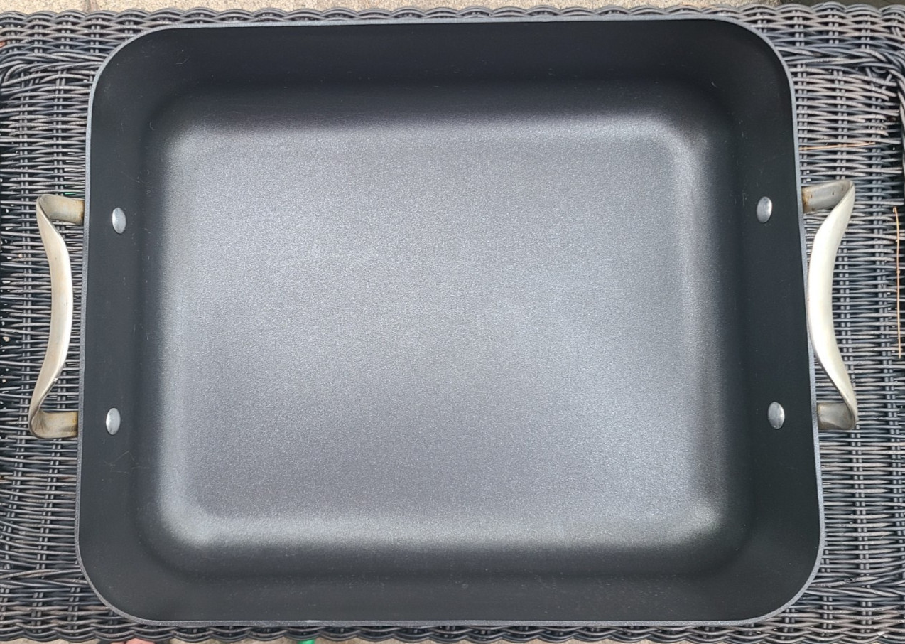 CALPHALON Classic Hard Anodized Nonstick Rectangle Roasting Pan 1805 13″ X 16″