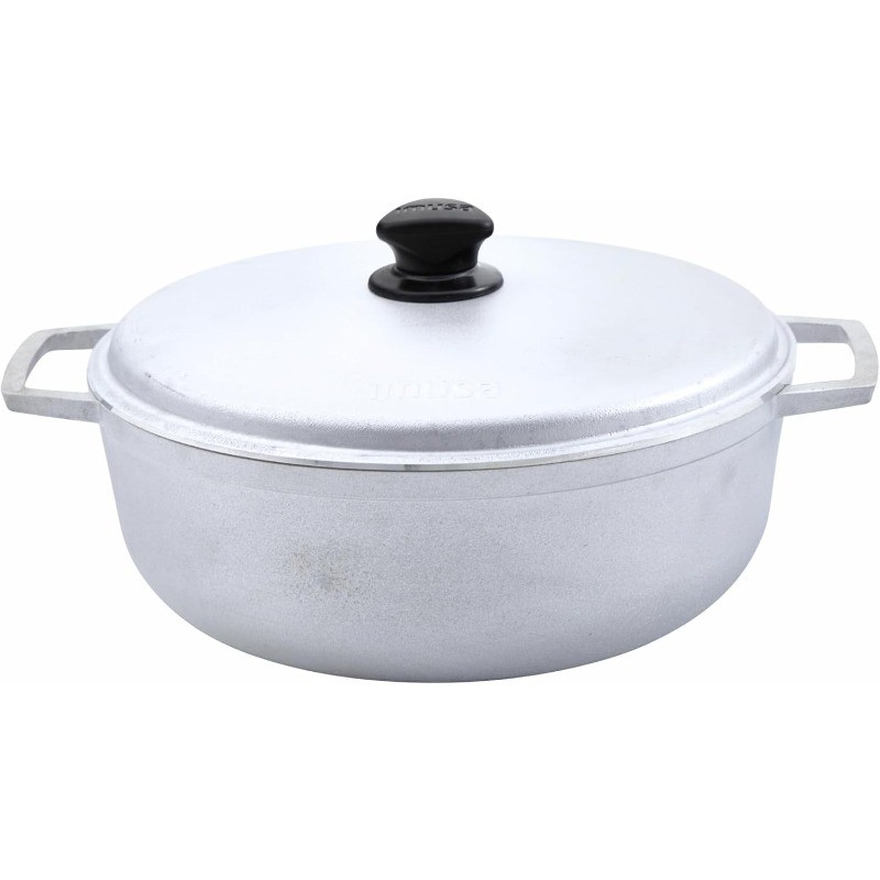 7.5 Quart Traditional Natural Made in Colombia Caldero W/ Lid Cooking