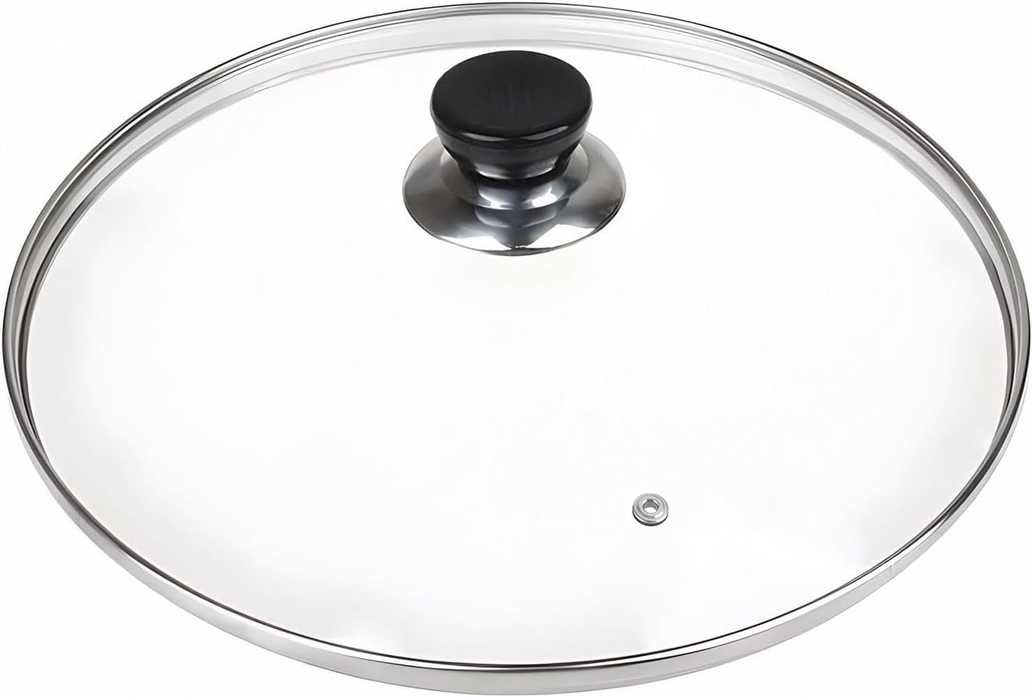 12 Inch Pan Lid, 12 Inch Frying Pan Lids, Tempered Glass Cast Iron Lid for Skill