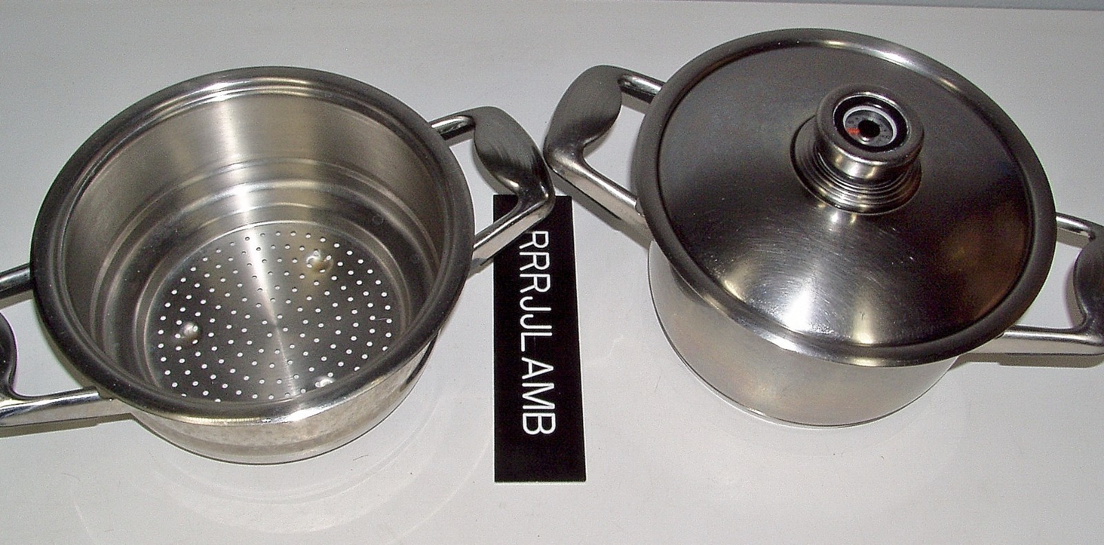 24 Elements Platinum Cookware T304 Stainless Steel 4 Qt Stock POT + Steamer Pan