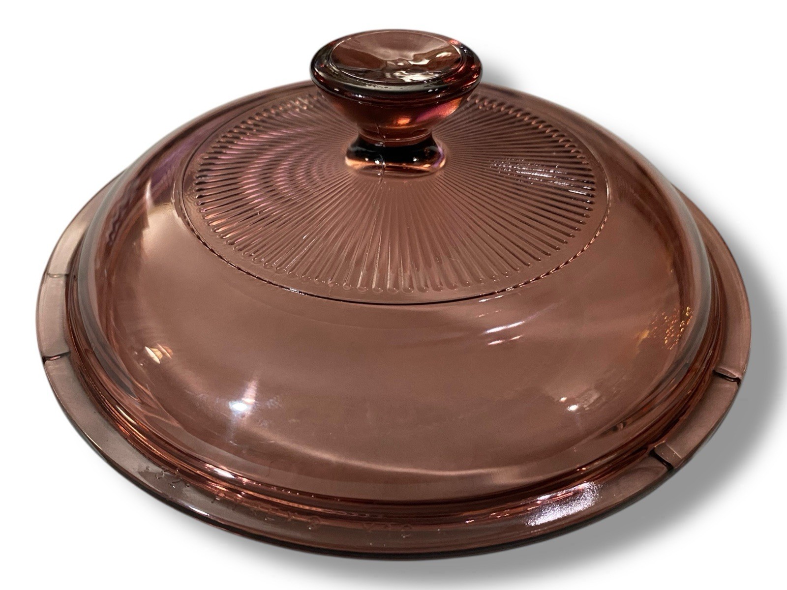 Pyrex Corning Visions Cranberry Purple Lid Only V1C A (One Qt Casserole) Vintage