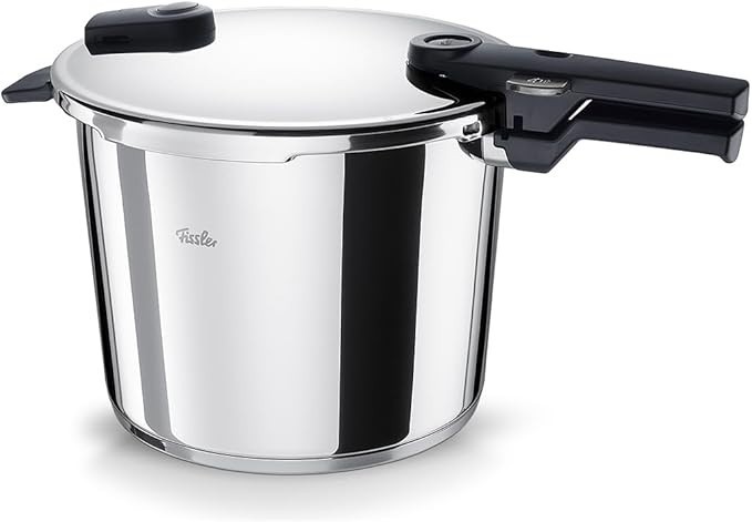 Fissler pressure cooker Vitaquick, induction, silver, 10 L made in Germany
