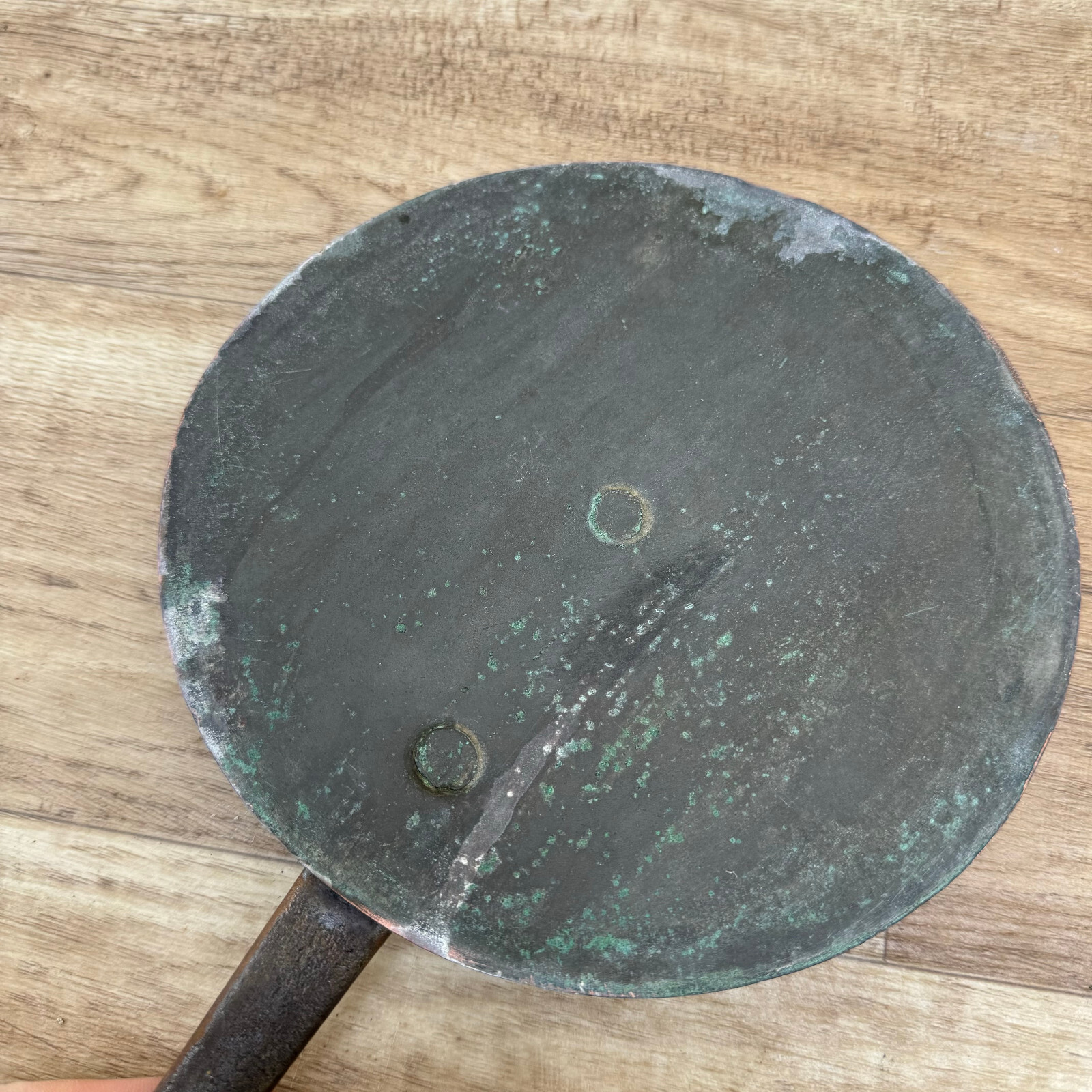 French copper pan lid saucepan cuisine pots cook cast iron 7 1/2″ 19092419