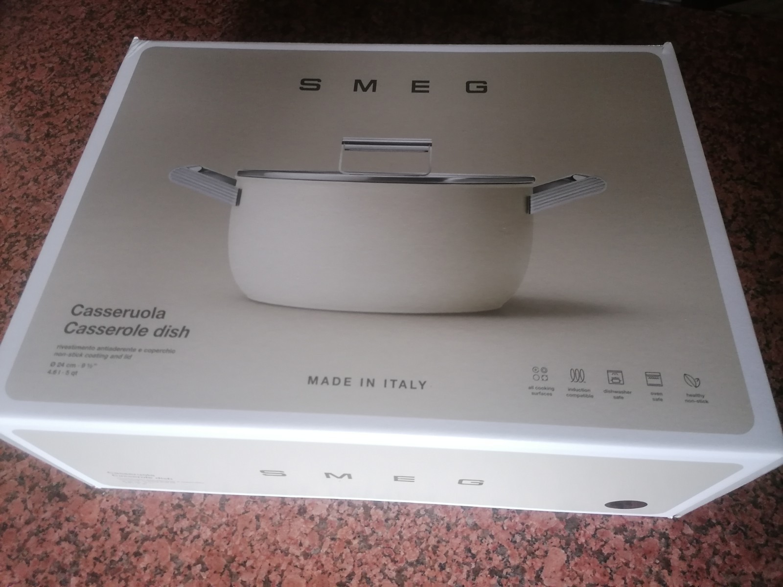 EMEG NON-STICK SAUCEPAN WITH GLASS LID CKFC2411BLM