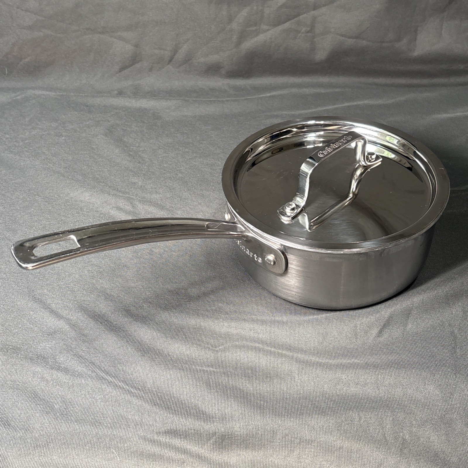 Cuisinart 1.5 Qt Saucepan & Lid MCP19-16N Multiclad Pro Triple Ply Stainless
