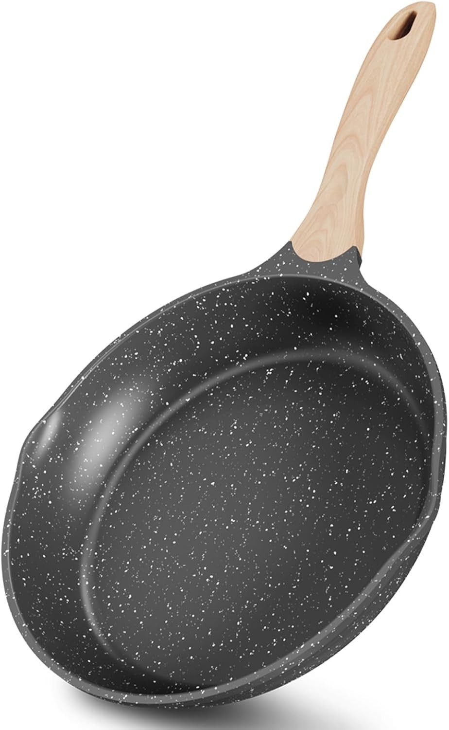 Professional Grade 8” Nonstick Omelette Pan – Stay-Cool Handle for Safety