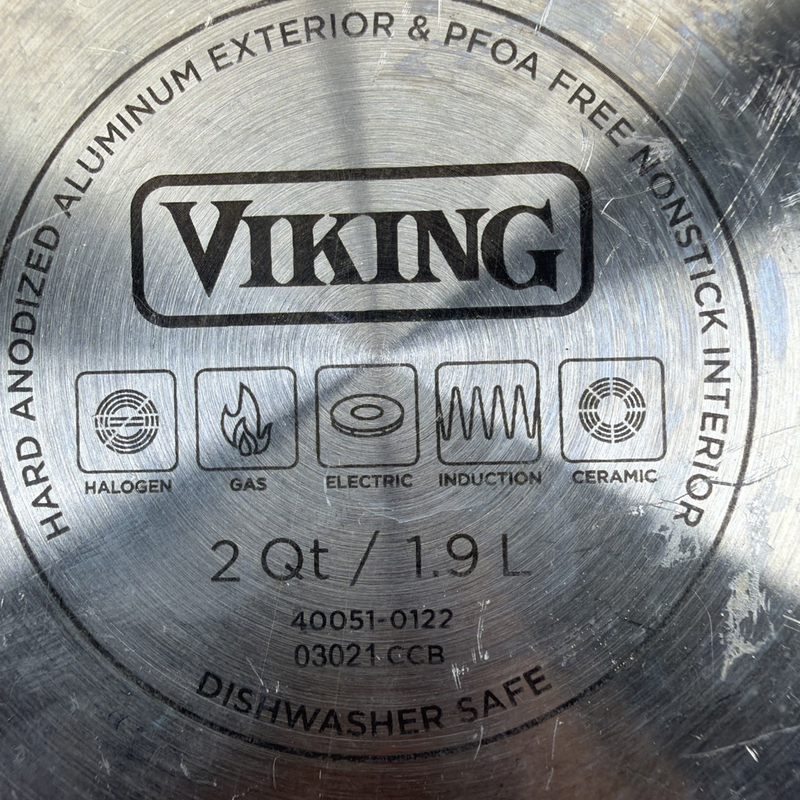 Viking Hard Anodized Nonstick 2 Quart Saucepan No Lid – Black