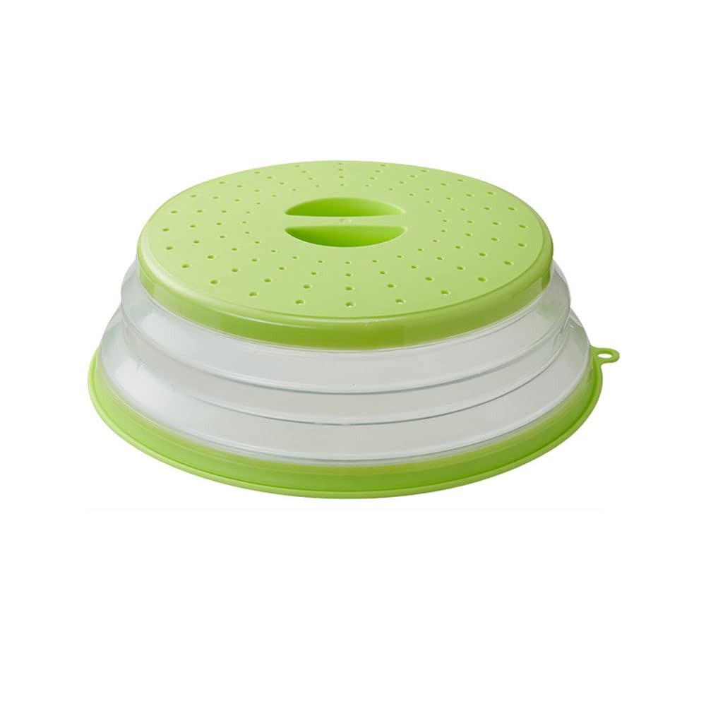 Collapsible Microwave Splatter Cover, 10.5 Inch, Dishwasher-safe, Microwave P…