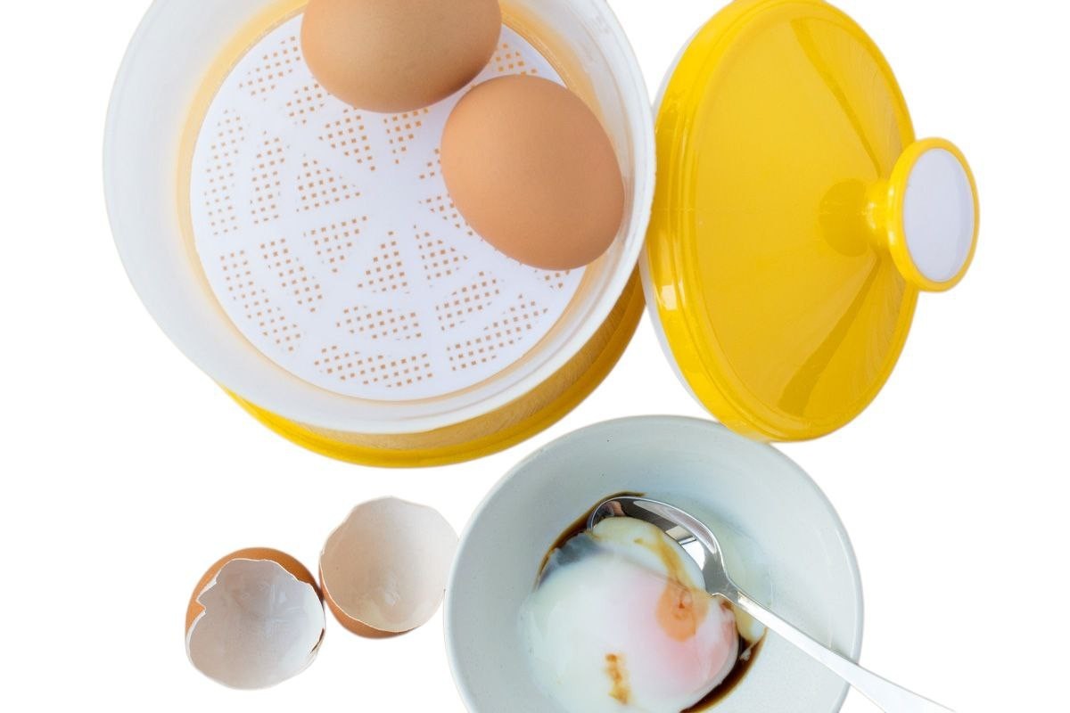 Half Boiled Egg Maker Original Made in Malaysia Yellow Color -FAST SHIPPING DHL