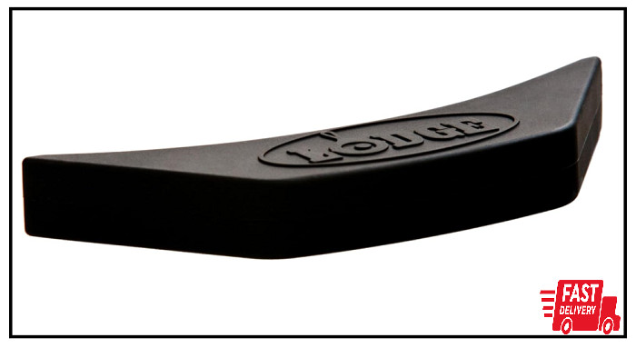 Lodge Silicone Assist Hot Handle Holder, 5.5″ x 2″, Black