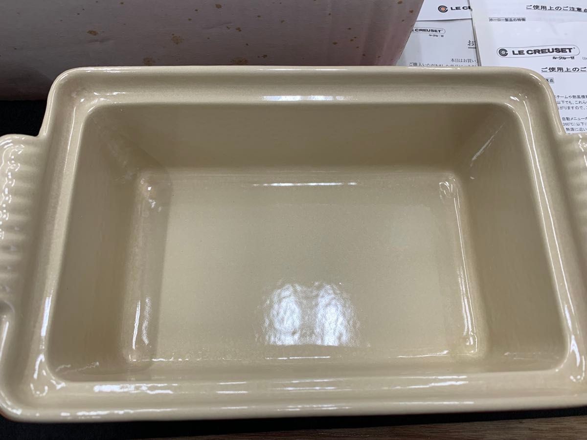 Le Creuset 22cm Terrine Rectangle Casserole Dish Orange Unused w/ Box TB04