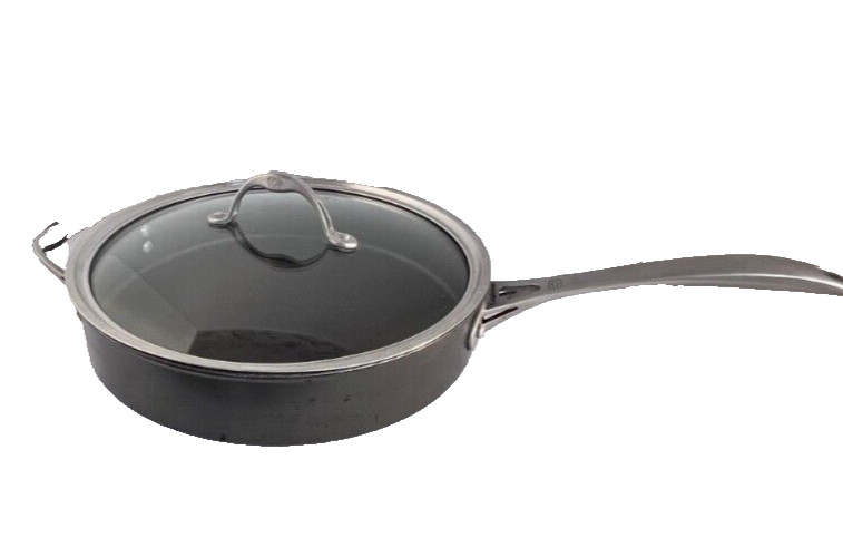 Calphalon 5 qt. Saute Pan Hard AnAluminum Nonstick Lid Matte Black 5005 Cookware