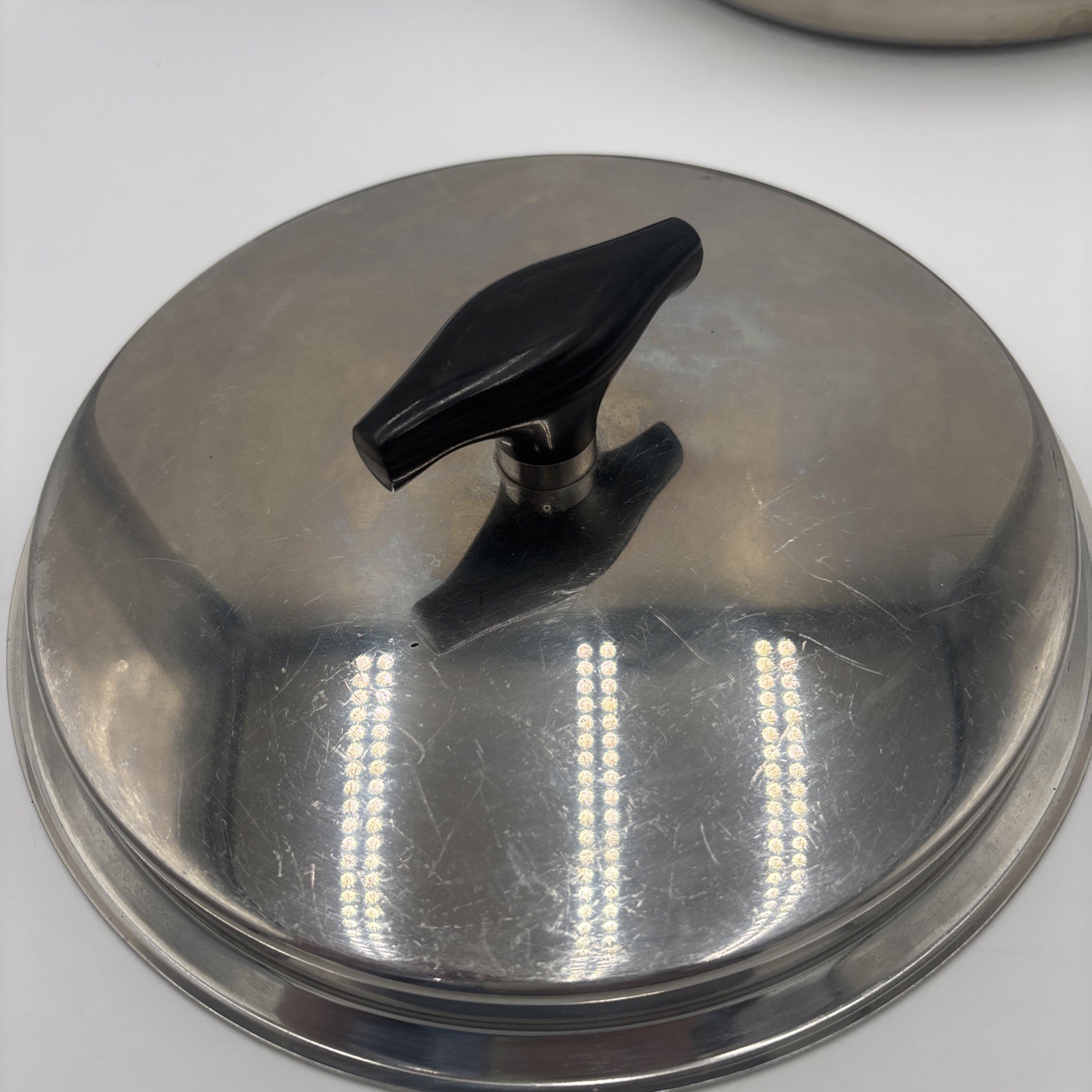 VINTAGE Kitchen Craft 1.5 Qt 9″ 5 Ply Multi-Core Stainless Saucepan/Skillet
